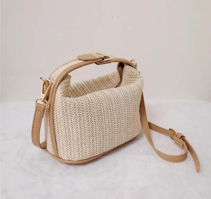 Produktbild Only-Bags.Store Stroh Umhängetasche Mode Bohemian Kleine Stricken Sommer Geldbörse Und Handtasche Casual Urlaub