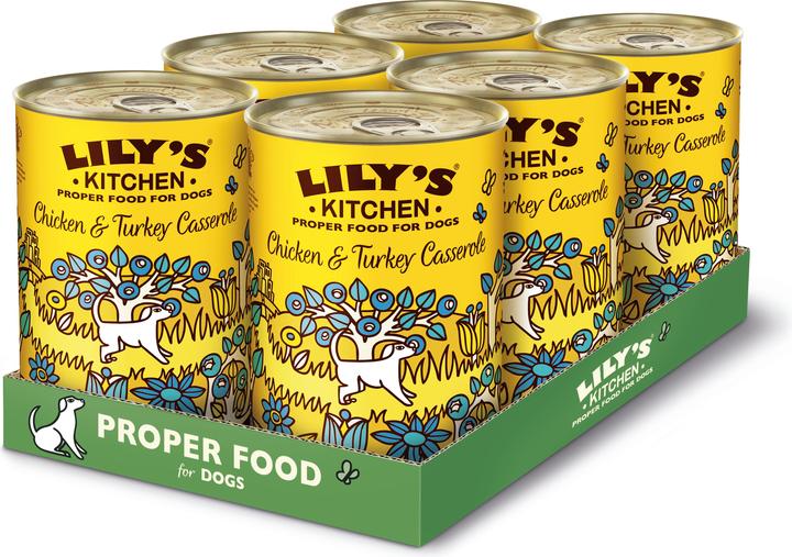 Produktbild Lily's Kitchen Huhn und Truthahn (Adult, Senior, Junior, 6 Stk., 2400 g)