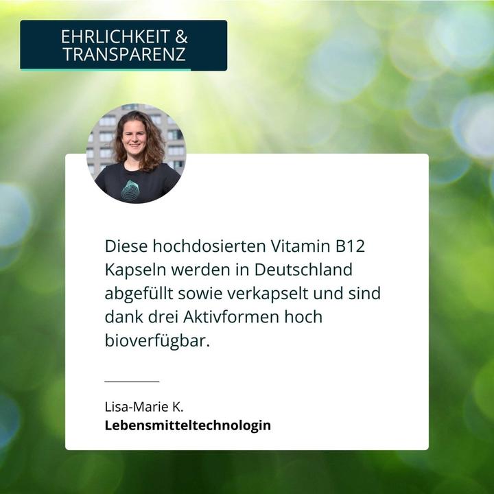 Immagine prodotto Brandl-Nutrition Vitamina B12 Vegan (1 Pezzo/i, Pillole, 45 g)