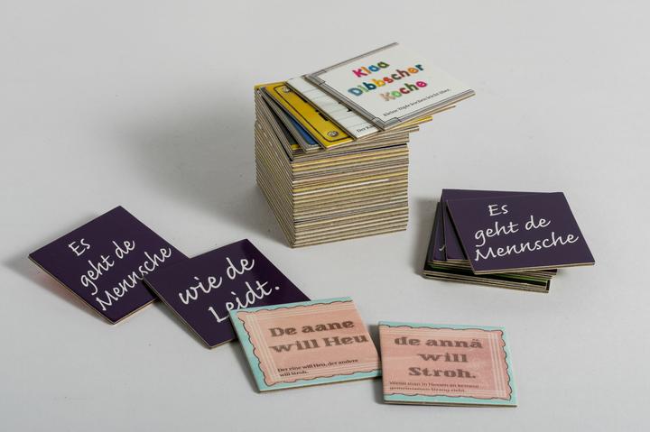 Actual product image It goes de Mensche wie de Leidt - The Hessian wisdom game