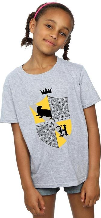 Immagine prodotto Hufflepuff Shield Maglietta Ragazze (140, 146)