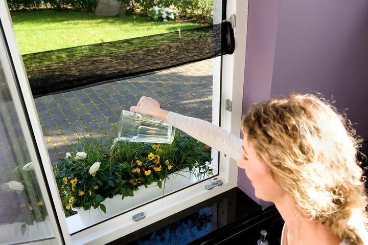 Actual product image tesa Insect screen COMFORT for windows, with Velcro tape, self-adhesive, without drilling (130 x 150 cm)