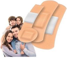 Produktbild Lifemed Pflaster-Strips „Allround“ 4 Grössen hautfarben, Inhalt: 50 St. 25 mm, rund (50 x)