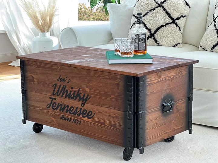 Image du produit Uncle Joe´s Table coffre à whisky