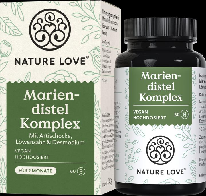 Nature Love Mariendistel Komplex (60 Stück, Kapseln, 40 g)
