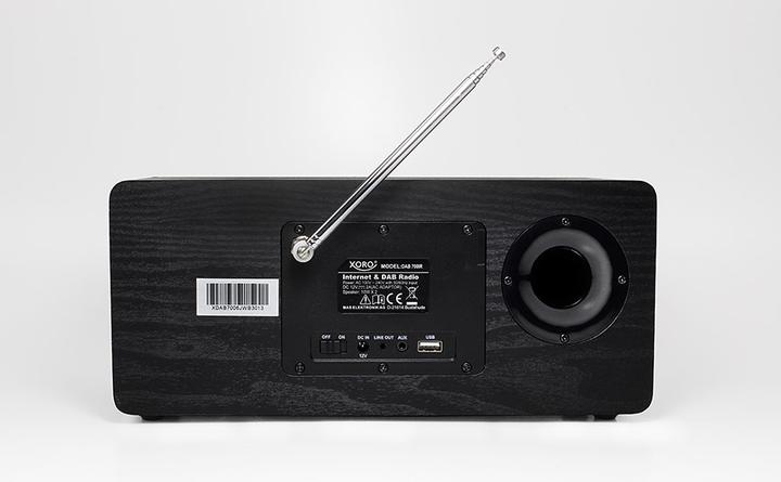 Actual product image Xoro DAB 700 IR (DAB+, Web radio, Bluetooth, Wi-Fi)