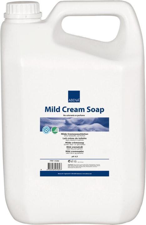 Actual product image Abena Mild Cream Soap,, 5000 ml, no colorant or perfume (Liquid soap, 5000 ml)
