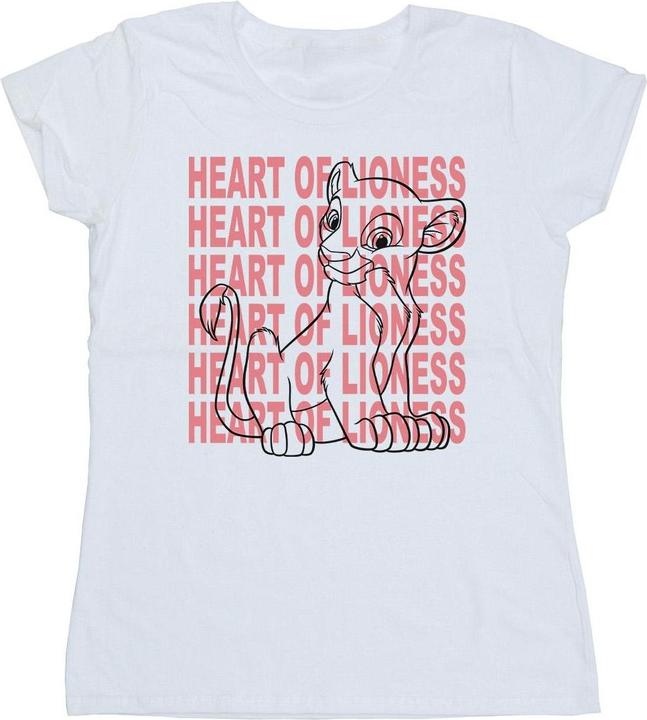 Actual product image Disney Womens/Ladies The Lion King Heart Of A Lioness Cotton T-Shirt (L)