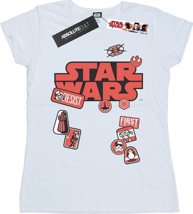 Image du produit Star Wars - T-shirt THE LAST JEDI BADGES - Femme (S)