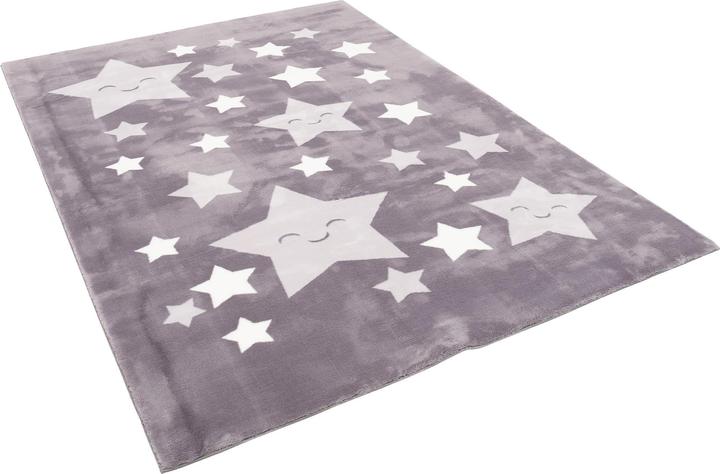 Pergamon Super Soft Fellteppich Pearl Kids Sterne (120 x 170 cm)