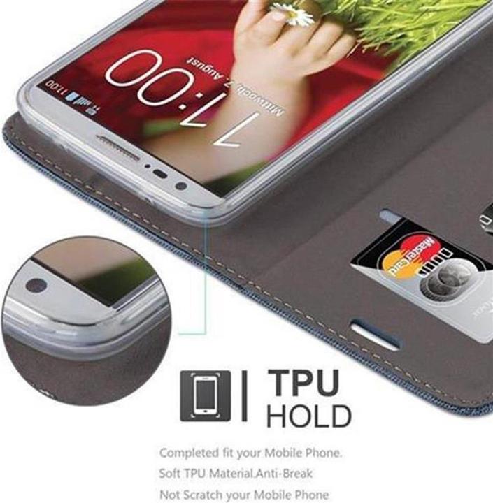 Image du produit Cadorabo Couverture look jeans Book (LG G2)