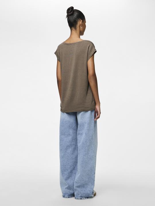Actual product image Pieces Pcbillo Tee Lurex Stripes Noos Bc (XS)