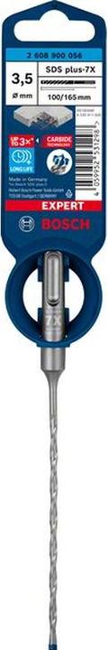 Immagine prodotto Bosch Professional Zubehör Trapano a percussione Expert SDS plus-7X, 3,5 x 100 x 165 mm (3,5 millimetri)