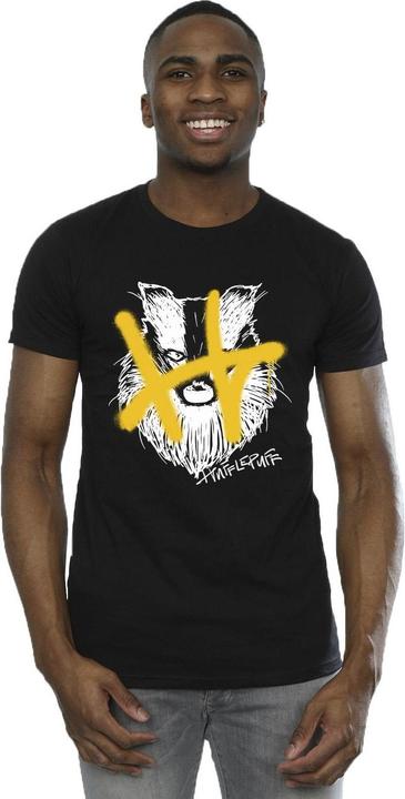 Image du produit - T-shirt HUFFLEPUFF POP SPRAY - Homme (5XL)