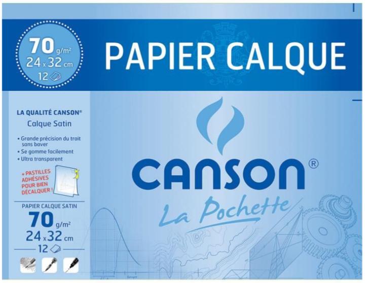 Immagine prodotto Canson Carta trasparente, satinata, DIN A3, 70 gsm (A3)
