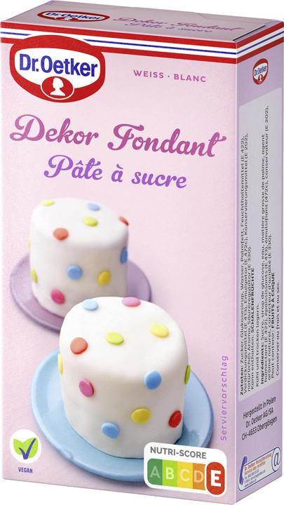 Dr. Oetker Fondant en rouleau blanc (250 g)