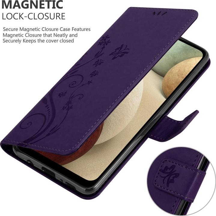 Image du produit Cadorabo Couverture du livre de fleurs (Samsung Galaxy A12)