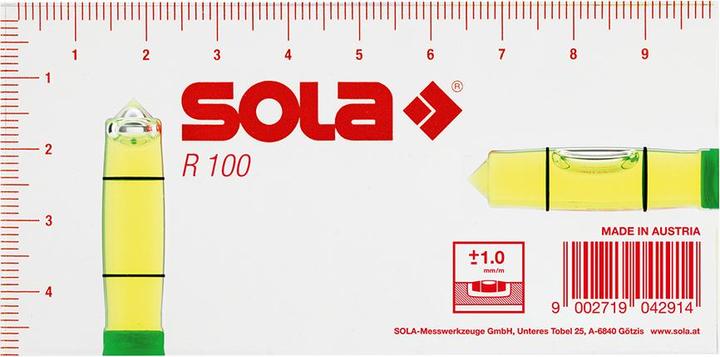 Produktbild Sola Acrylwasserwaage (10 cm)