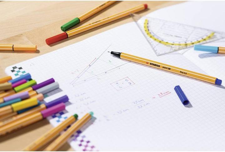Actual product image STABILO point 88 Fineliner (Multicoloured, 10 x)