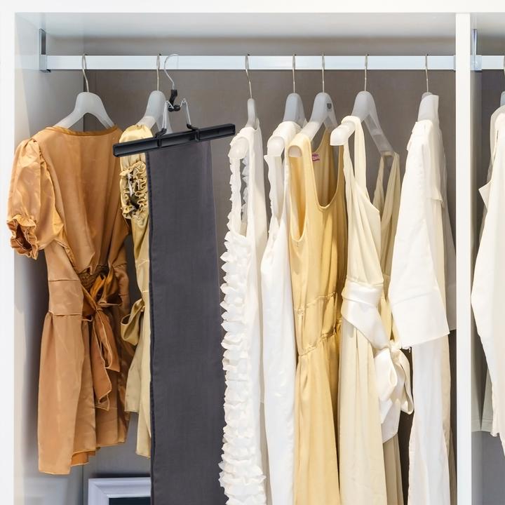 Actual product image Relaxdays Pants Hangers, Swivel Hooks (10 x)