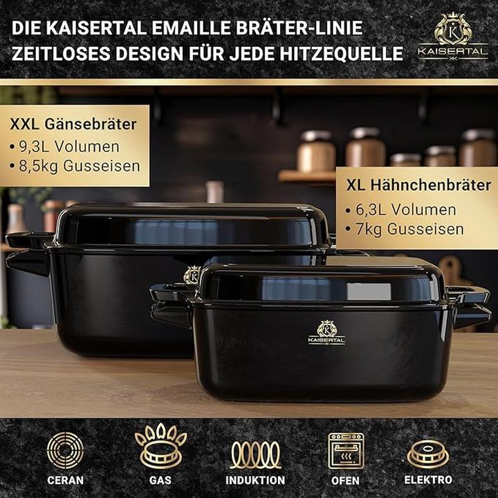 Actual product image Kaisertal Gänsebräter (Casserole + Stewpot, Cast iron)