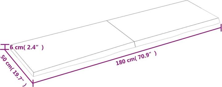 Immagine prodotto VidaXL Emerald (180 x 6 x 50 cm)