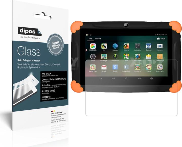 Produktbild Dipos Displayschutz Anti-Shock (2 Stück, Xgody T703)