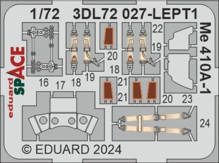 Image du produit Eduard Me 410A-1 SPACE 1/72 AIRFIX