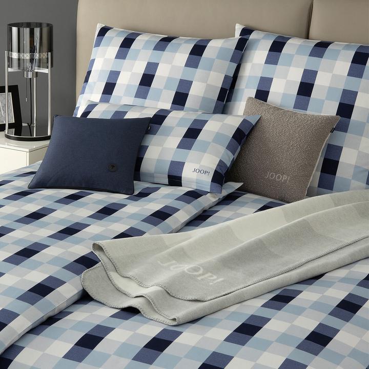 Immagine prodotto Joop! Living JOOP Mako-Satin Bettwäsche Mesh sky (Copricuscino, 80x80 cm)
