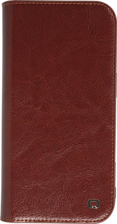 Actual product image QiAlino Fourre Flip cuir véritable (Apple iPhone 16 Plus)
