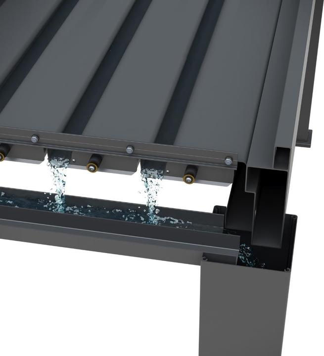 Immagine prodotto Ventaris Pergola Deluxe Plus 3x6m con tetto a doghe antracite (300 cm, 600 cm)
