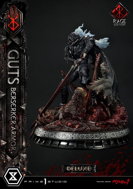 Prime 1 Studio Berserk statuette 1/4 Guts Berserker Armor Rage Edition Deluxe Version 67 cm