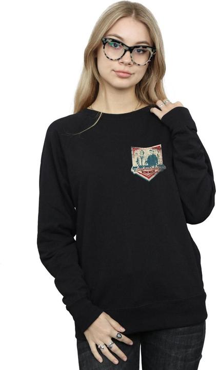 Actual product image Supernatural Womens/Ladies Winchester Breast Print Sweatshirt (XL)