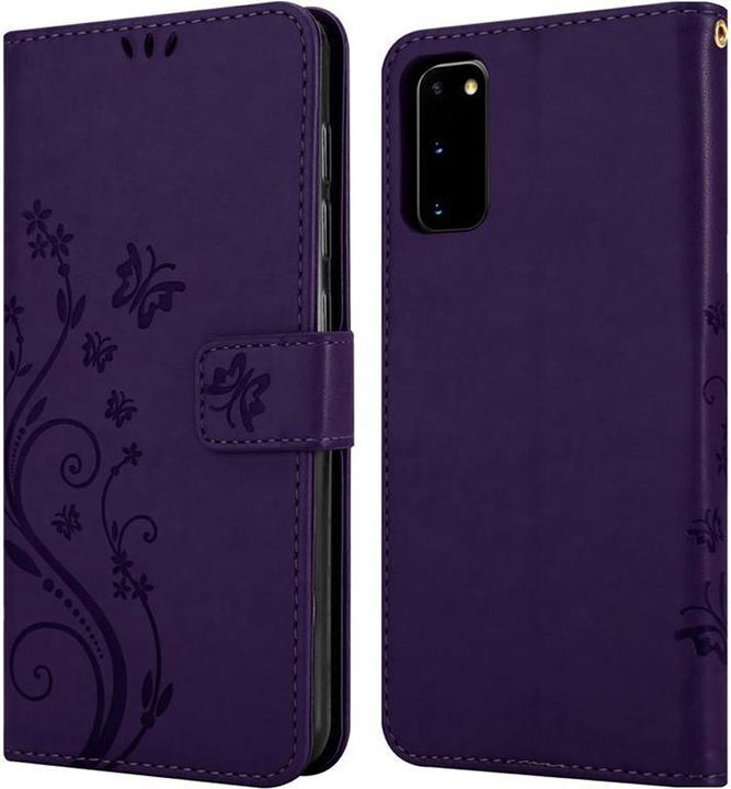 Actual product image Cadorabo Flower Book Cover (Samsung Galaxy S20)