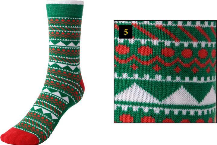 White, Red, Green