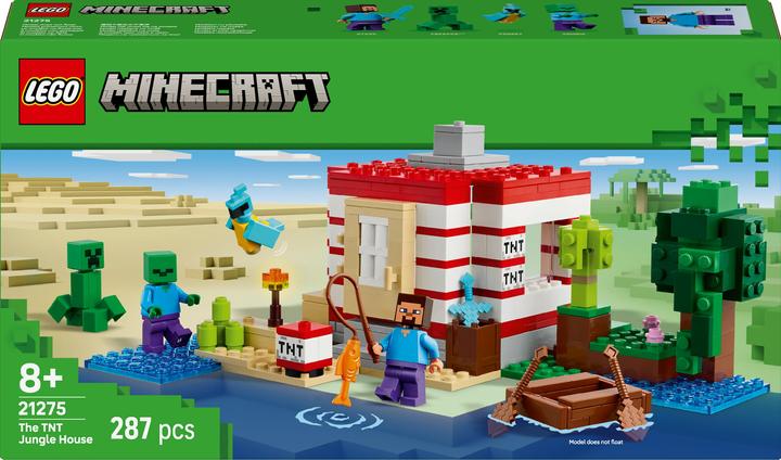 Produktbild LEGO Das TNT-Dschungelhaus (21275, LEGO Minecraft)