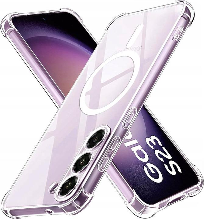 Produktbild Techsuit - Shockproof Clear Silicone MagSafe - Samsung Galaxy S23 - Clear (Samsung Galaxy S23)
