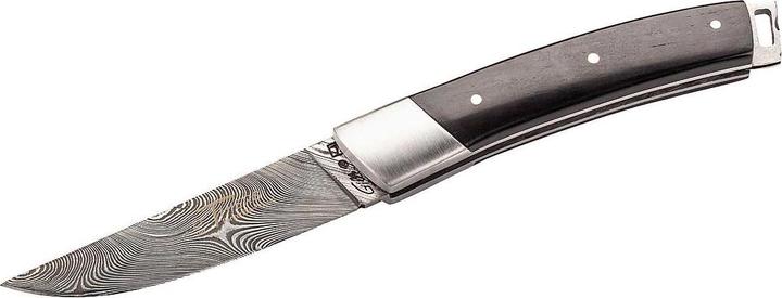 Produktbild Fontenille Pataud Taschenmesser LE THIERS POCKET, 160-lagiger Twist-Damasteel, Back Lock, Edelstahlbacken, Ebenholz-G
