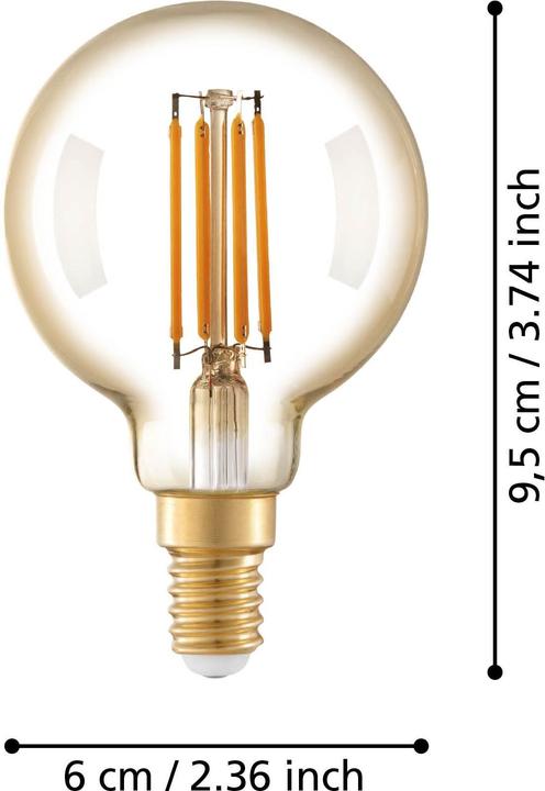 Actual product image EGLO LED illuminant (E14, 4 W, 350 lm, 1 x, F)