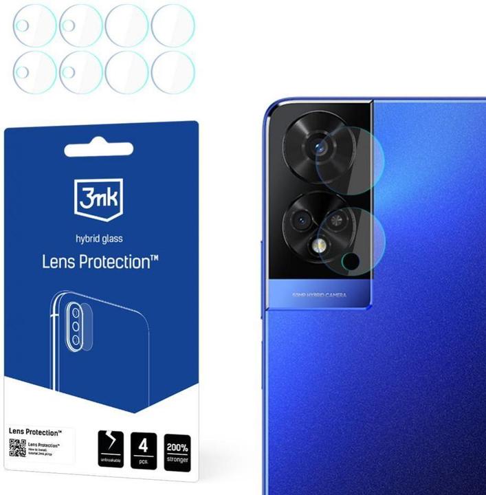 Image du produit 3MK Lens Protect TCL 50 5G Ochrona na obiektyw aparatu 4szt (4 pièce(s), Realme X50t 5G)
