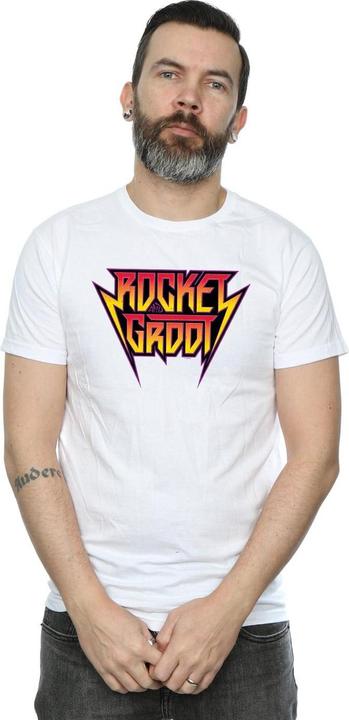 Produktbild Guardians Of The Galaxy Vol. 2 Rocket And Groot Metal Logo TShirt (L)
