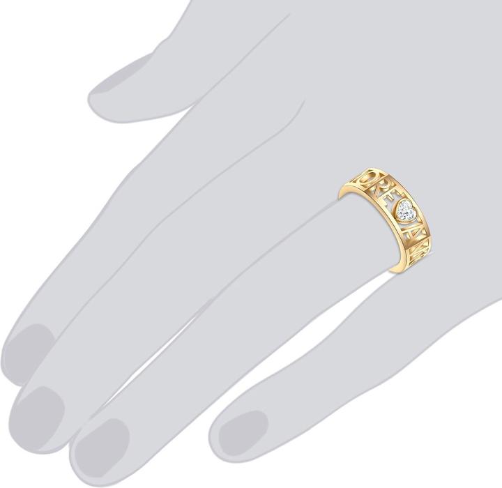 Immagine prodotto Lulu & Jane Lega metallica da donna decorata con cristalli Swarovski® in oro giallo - 29239 (54)