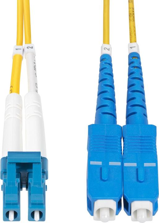 Produktbild StarTech com 50m OS2 LWL Patchkabel LC zu SC (UPC) Singlemode Duplex, 9/125µm, 10G, Biegeunempfindli (CAT6, 50 m)