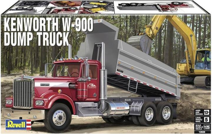 Actual product image Revell Kenworth W-900 Dump Truck