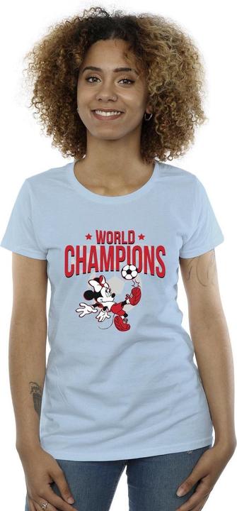 Image du produit Disney - T-shirt MINNIE MOUSE WORLD CHAMPIONS - Femme (XL)