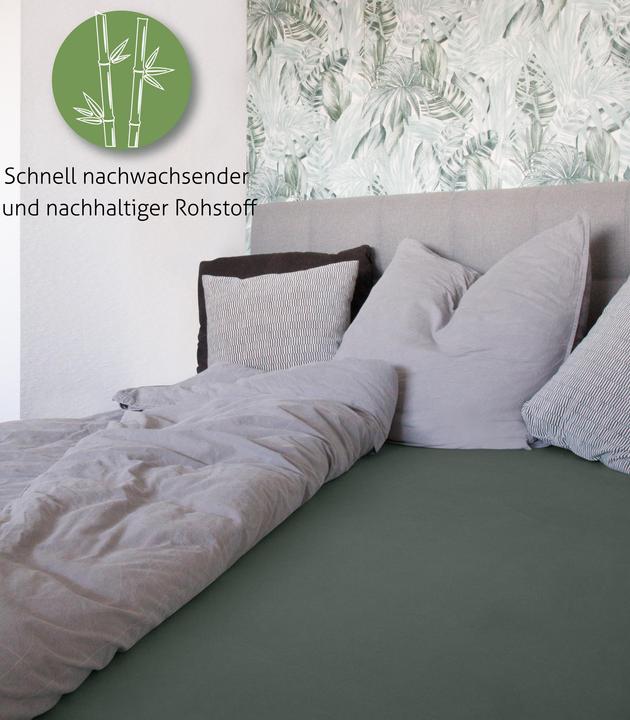 Actual product image Aspero Bamboo fitted sheet Macau (180 x 200 x 30 cm)