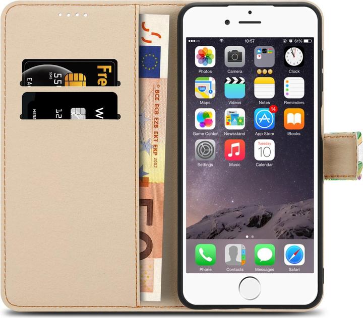 Image du produit Cadorabo Pochette Book avec impression (Apple iPhone 6 Plus)