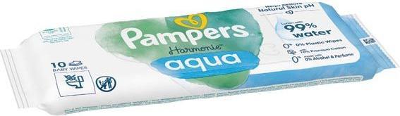 Actual product image Pampers Harmonie Aqua (10 Piece)