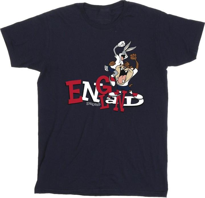 Immagine prodotto Looney Tunes Bugs & Taz England Maglietta Uomo (3XL)