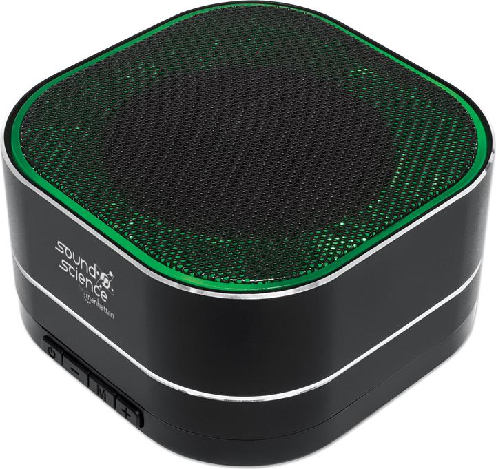 Immagine prodotto Manhattan Altoparlante Bluetooth® a LED metallico della Scienza del Suono (6 h, Batteria)